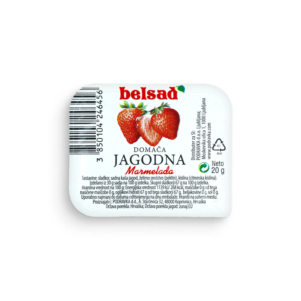 Belsad Domača Jagodna Marmelada 20G