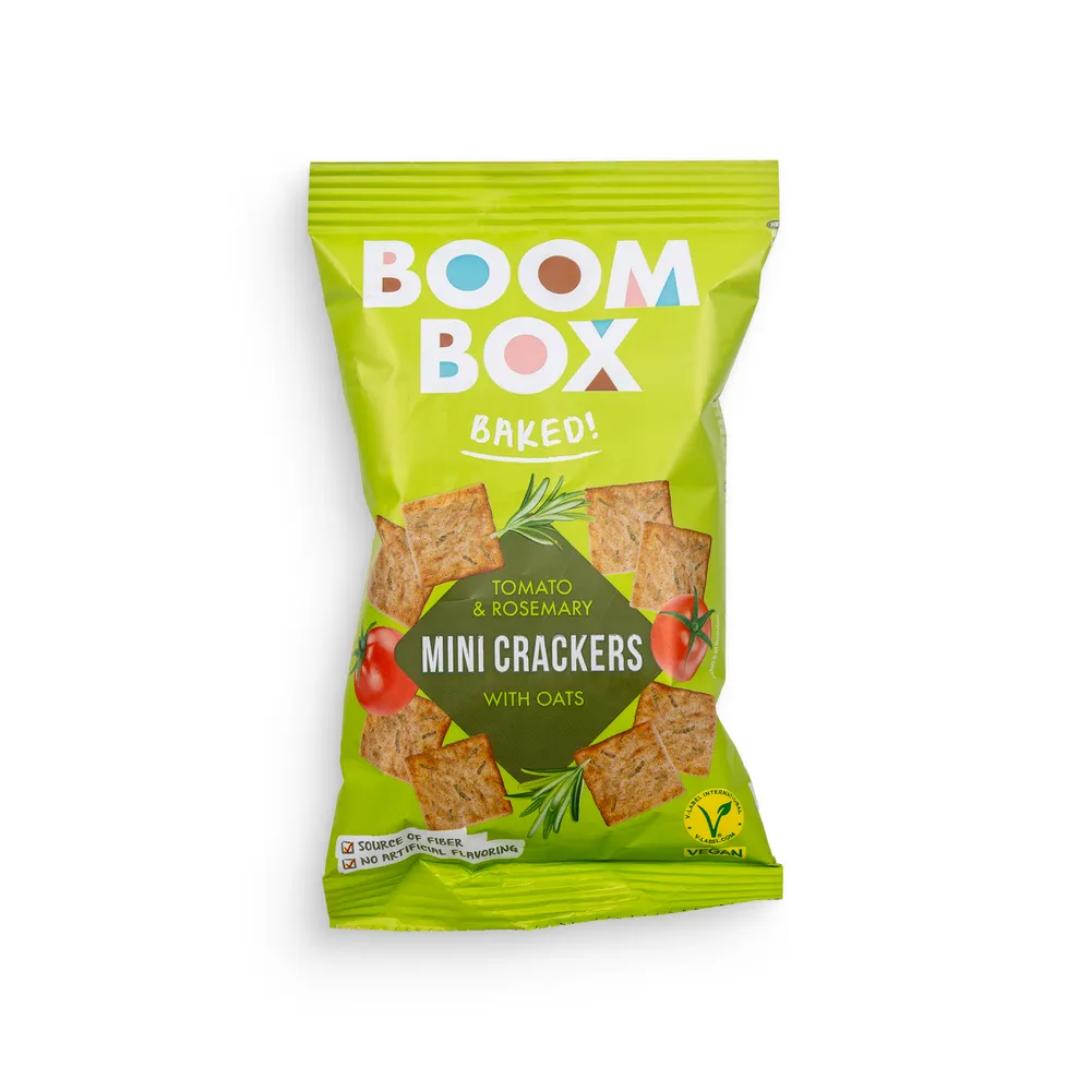 Boom Box Mini Crackers Tomato & Rosemary 70G