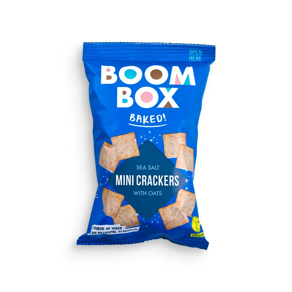 Boom Box Mini Crackers Sea Salt 70G